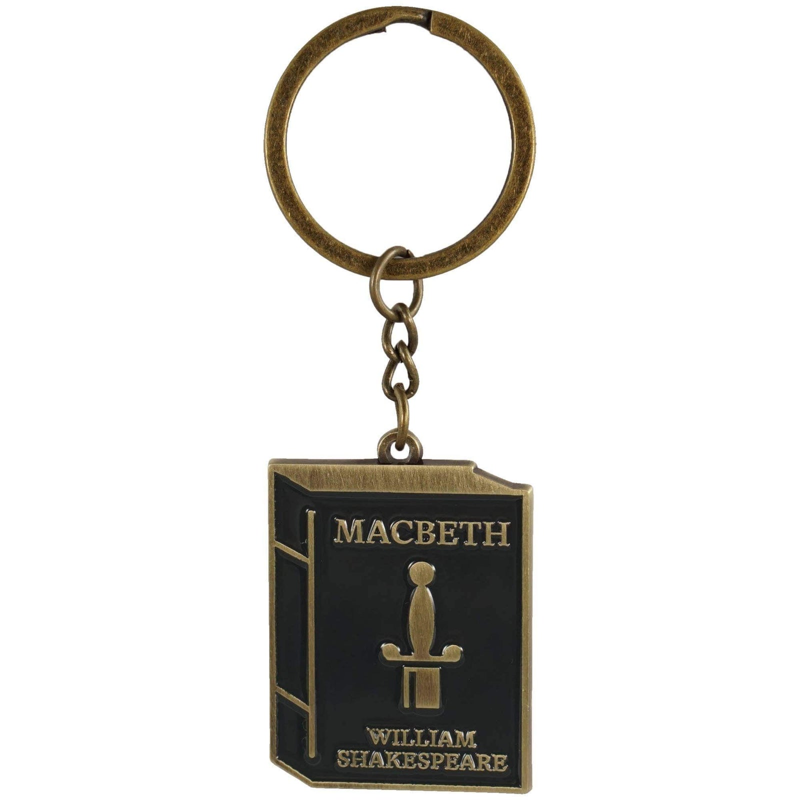 Keyring Metal - Shakespeare (Macbeth) BookGeek