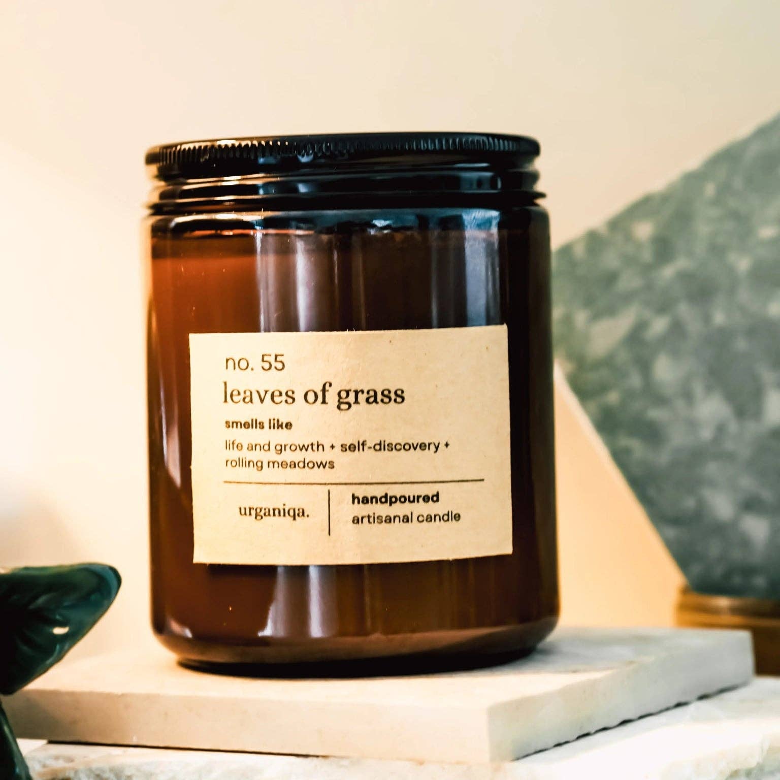Leaves of Grass Bookish Literary-inspired Scented Candle BookGeek