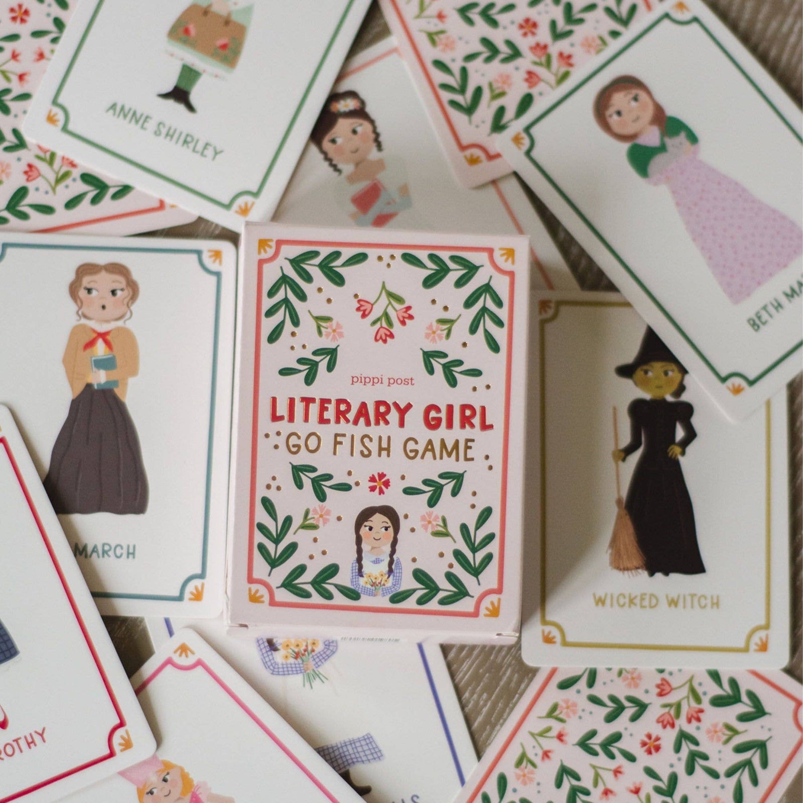 Literary Girls Go Fish Card Game BookGeek