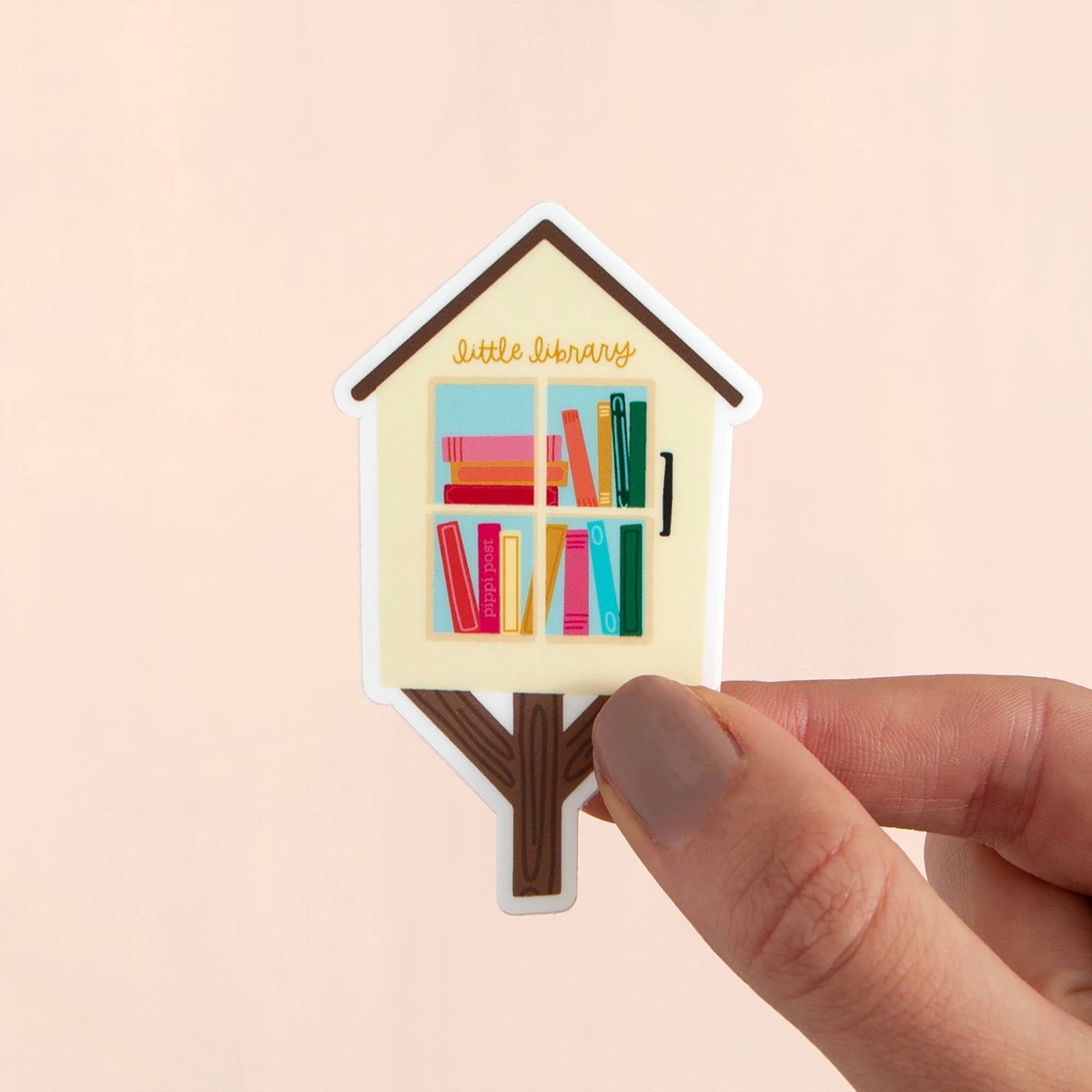 Little Library Decal Sticker BookGeek