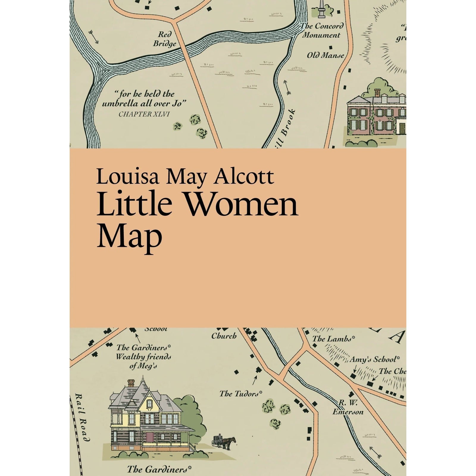 Louisa May Alcott: Little Women Map BookGeek