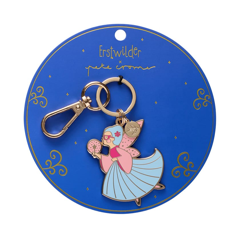 Magical Makeover Enamel Keyring BookGeek