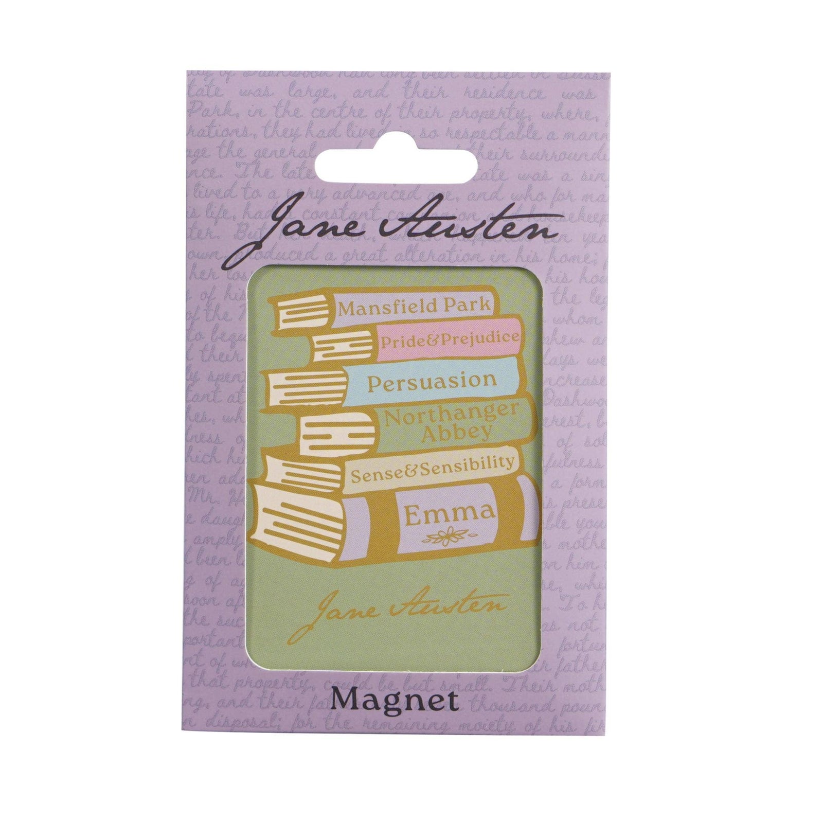 Magnet Metal - Jane Austen (Books) BookGeek