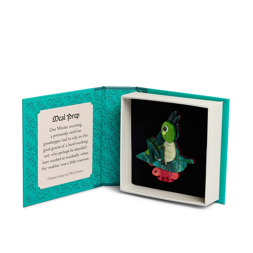 Meal Prep Brooch BookGeek