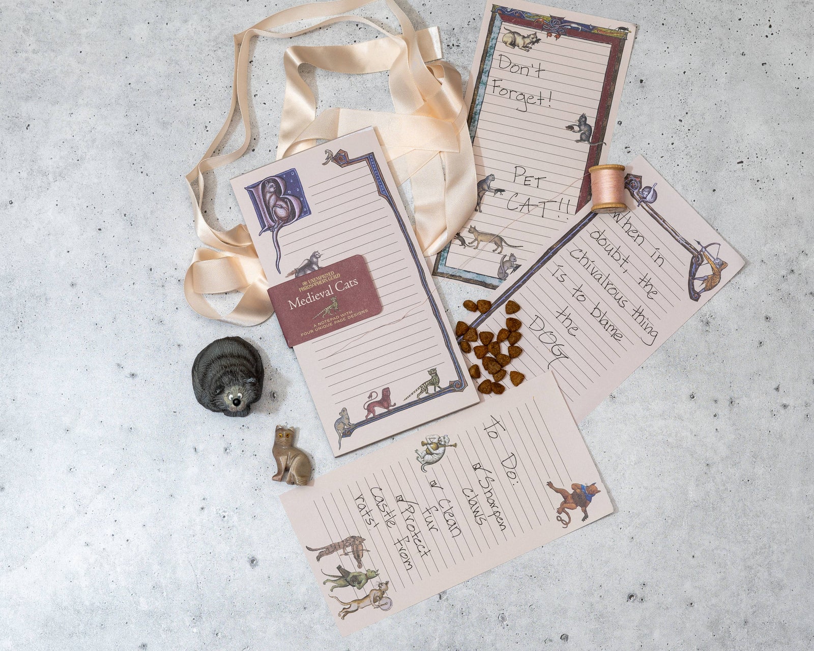 Medieval Cats Notepad BookGeek
