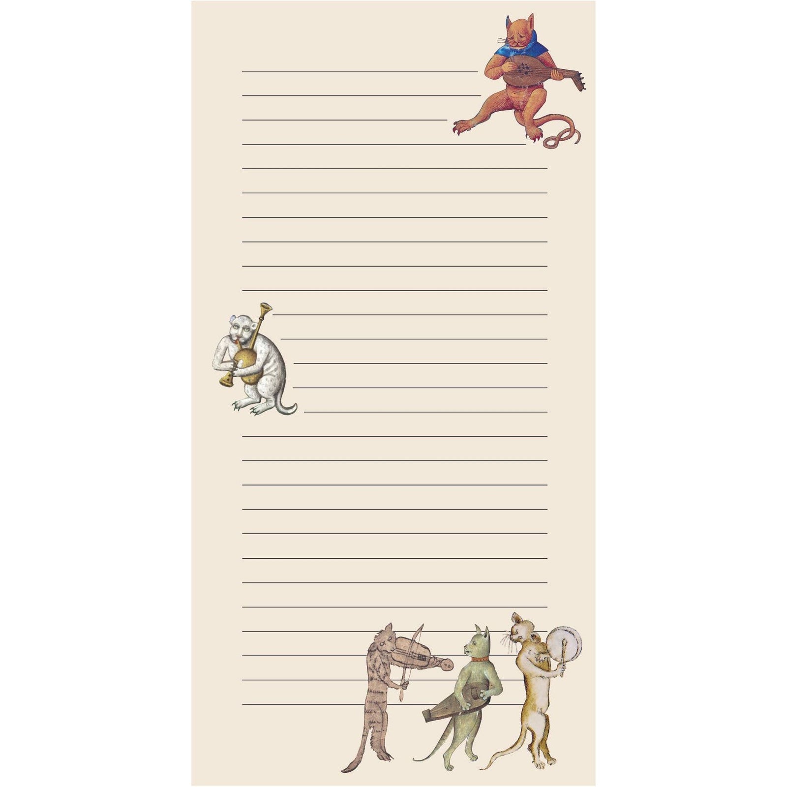 Medieval Cats Notepad BookGeek