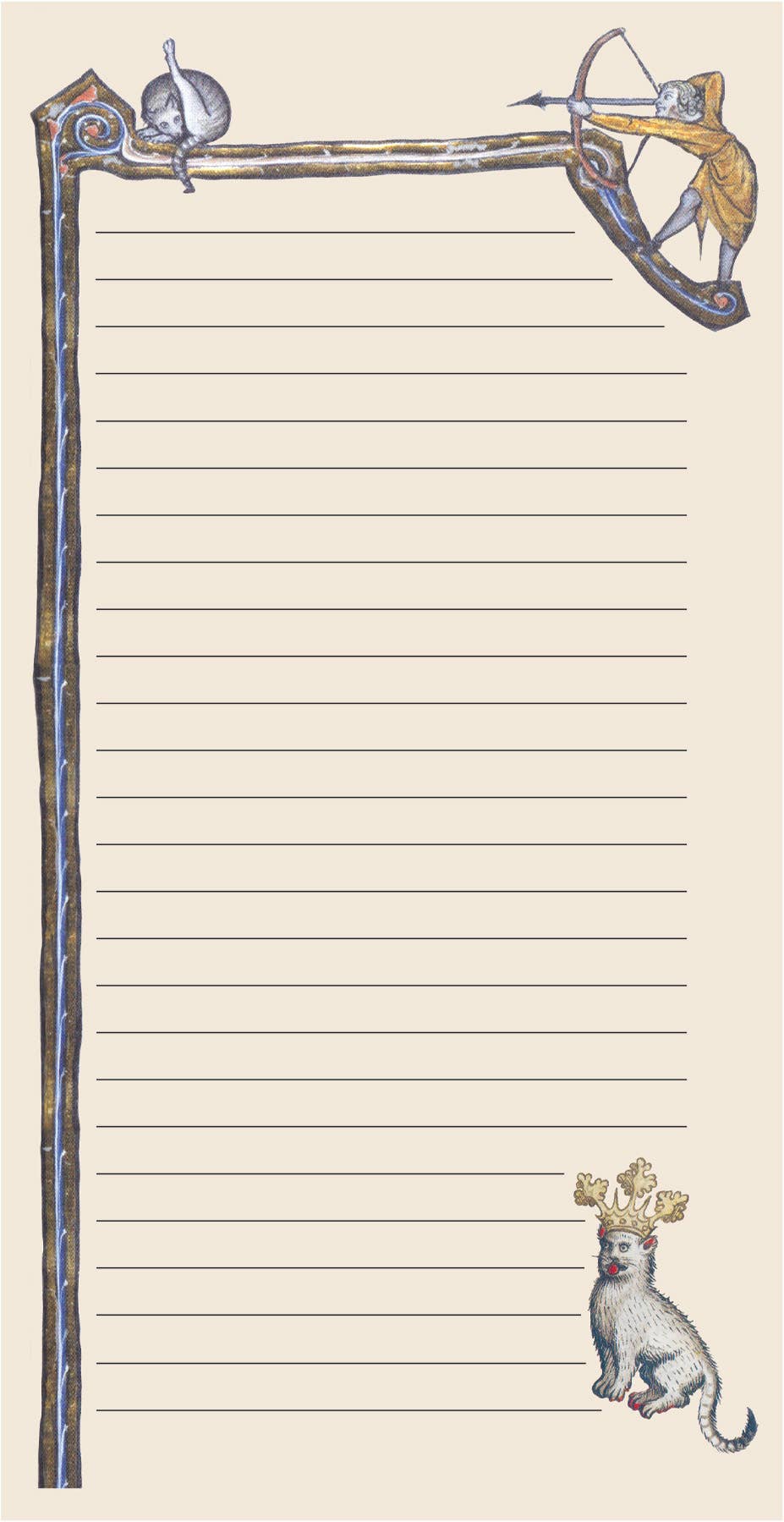 Medieval Cats Notepad BookGeek