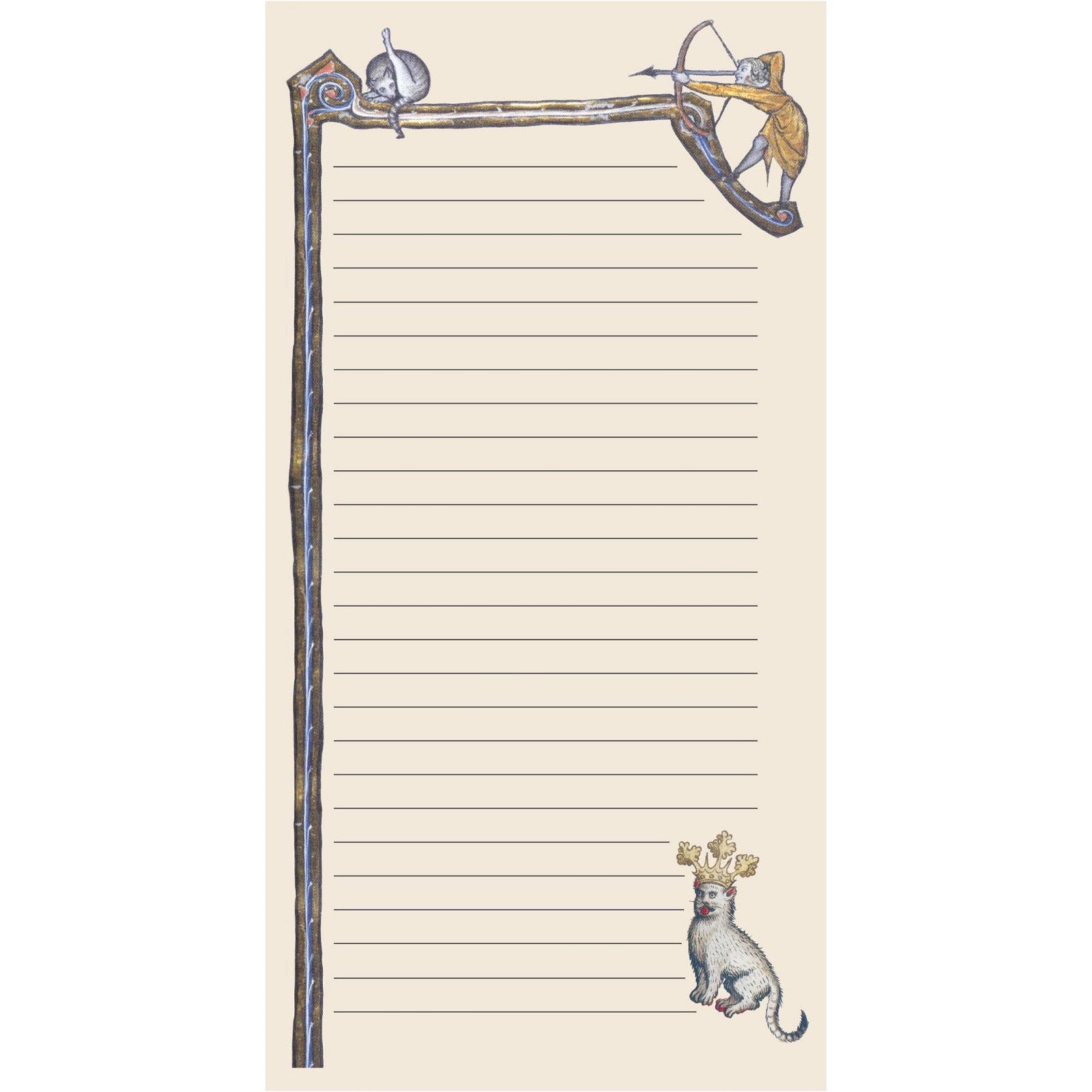 Medieval Cats Notepad BookGeek