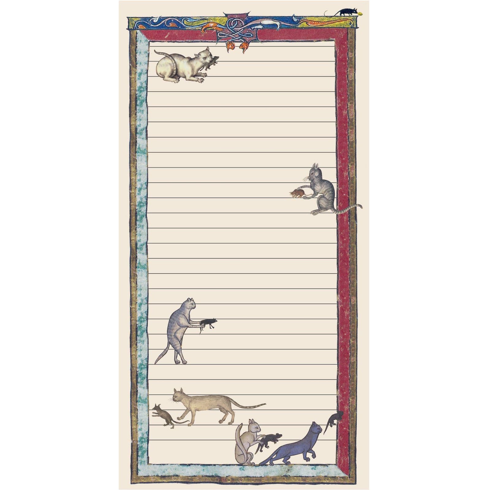 Medieval Cats Notepad BookGeek
