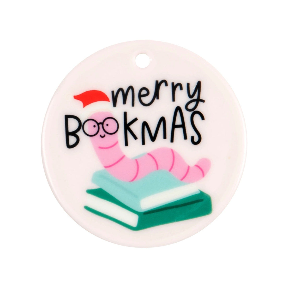 Merry Bookmas Ornament BookGeek