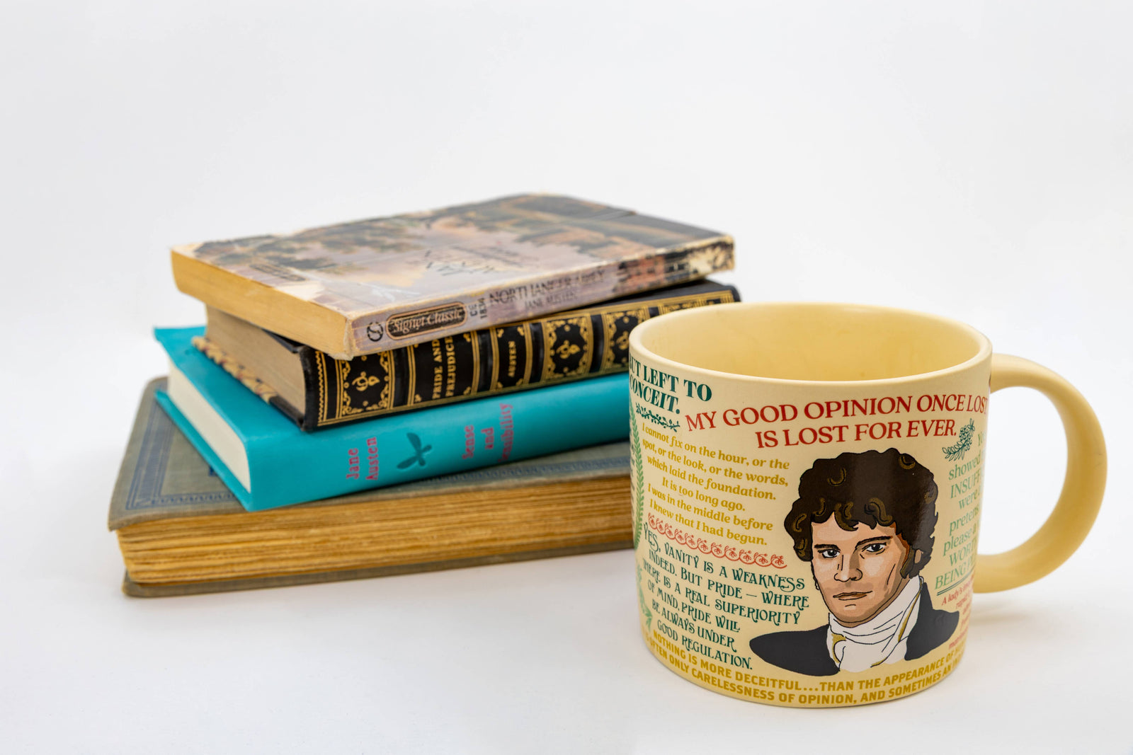 Mr. Darcy/Pride and Prejudice Mug BookGeek