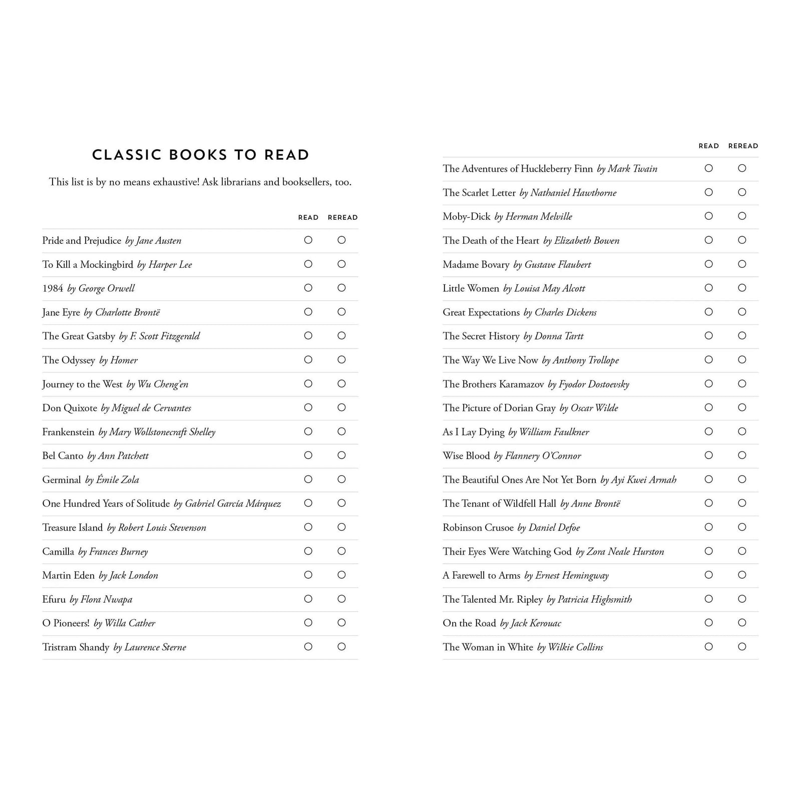 Must-Read Classics: A Book Club Journal for Bibliophiles BookGeek