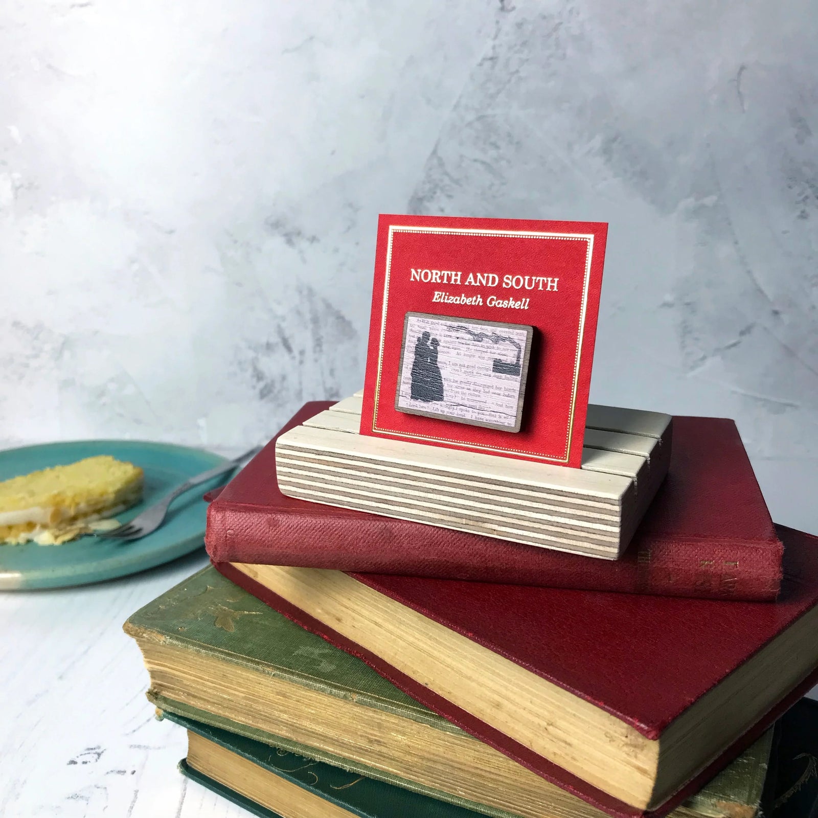 North and South Silhouette Pin BookGeek