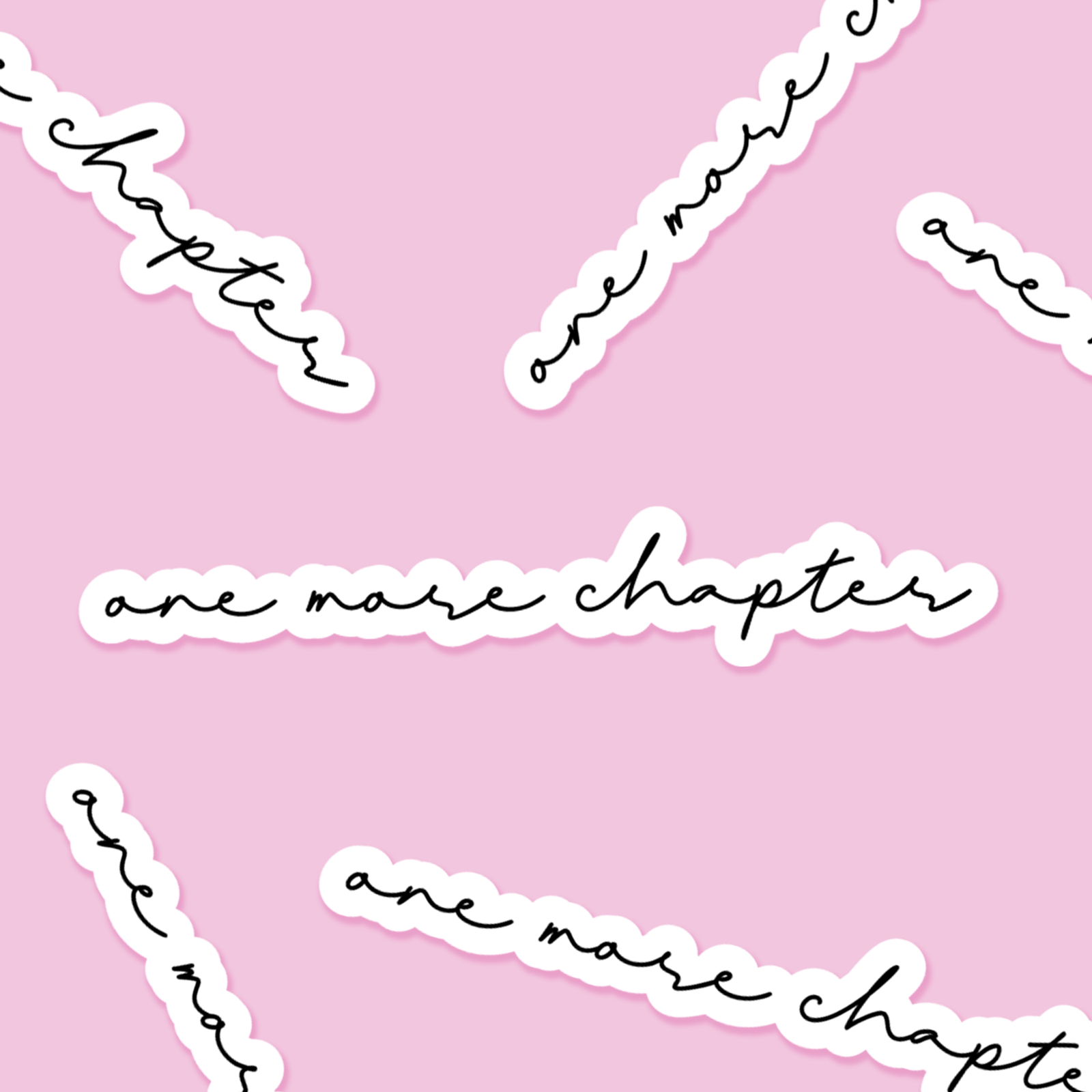 One More Chapter - Bookish Sticker BookGeek