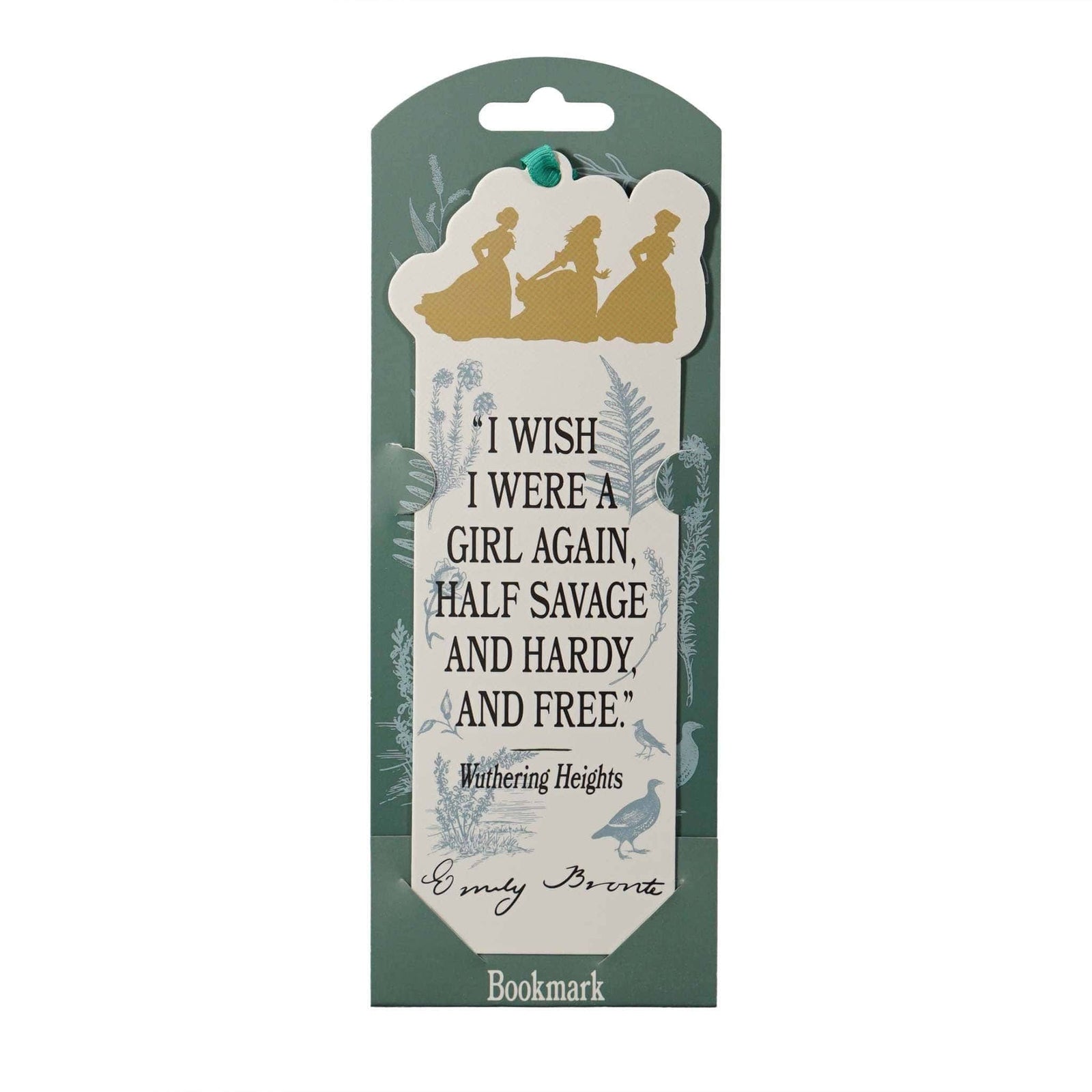 Paper Bookmark Bronte Sisters Wuthering Heights BookGeek