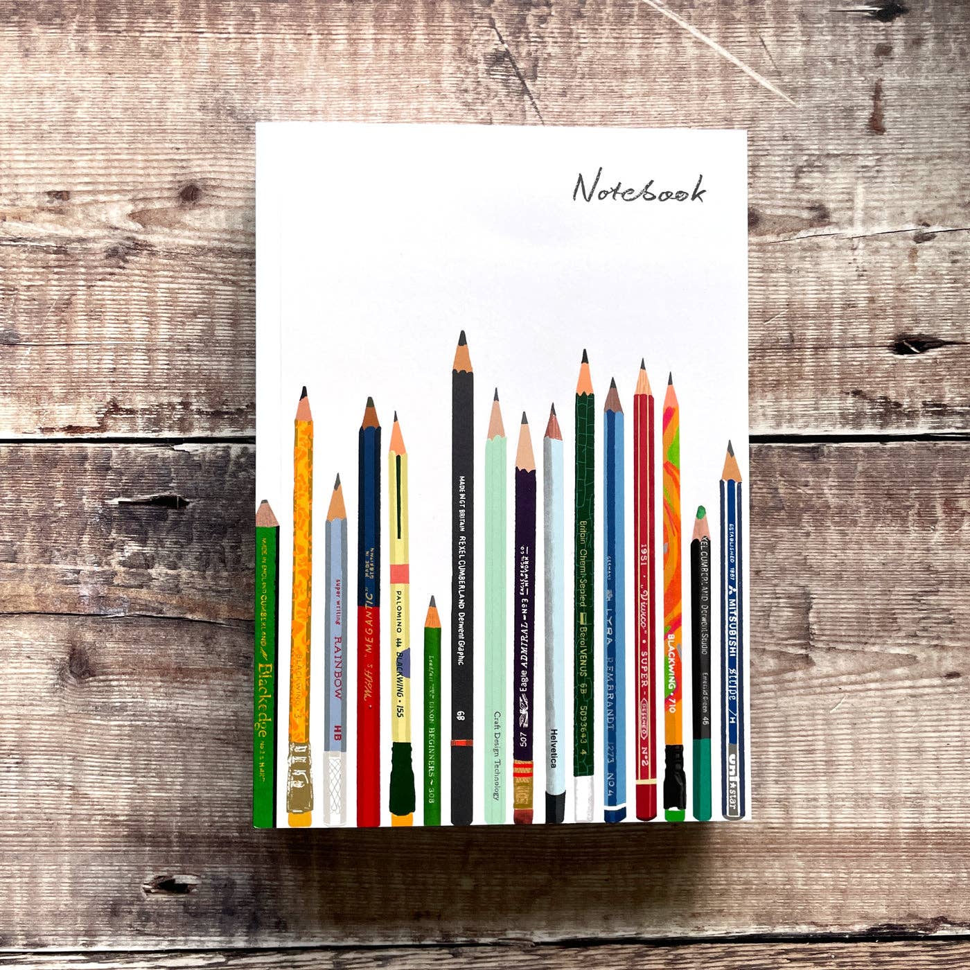Pencils - A5 premium notebook BookGeek