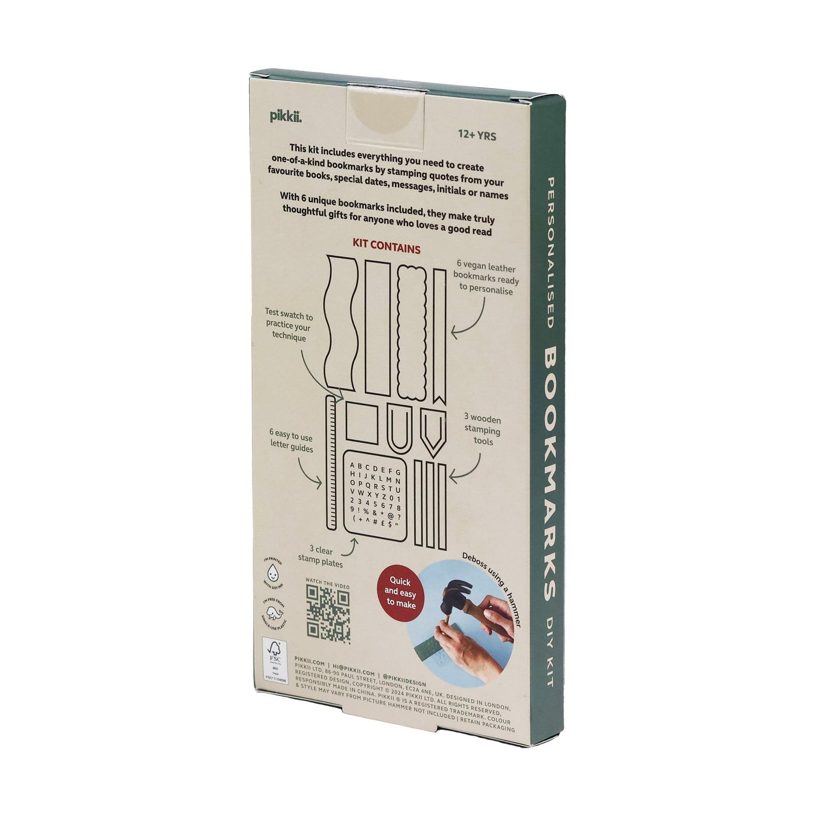 Personalised Bookmarks DIY Kit BookGeek