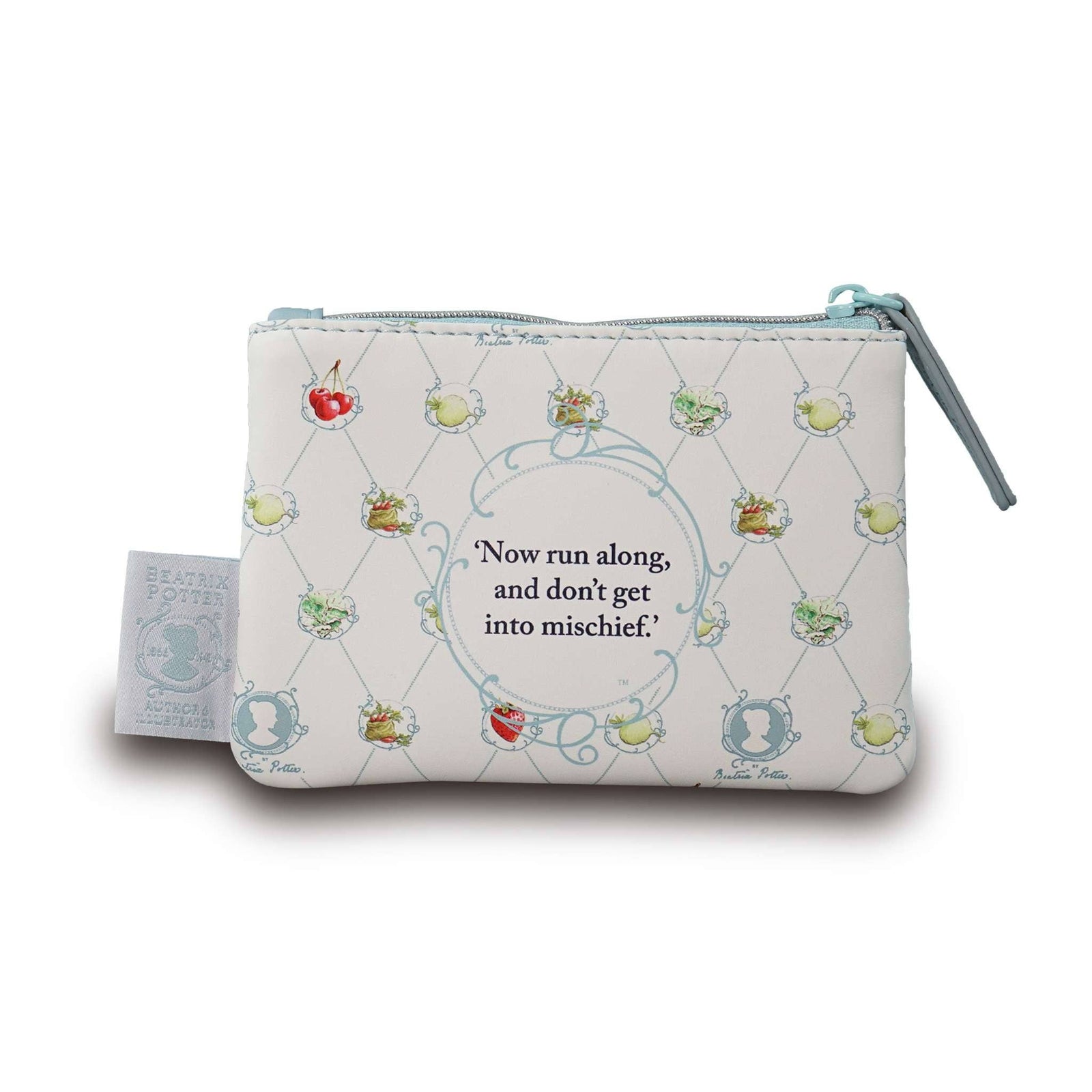 Peter Rabbit Coin Purse - Faux Leather Vegetable Print BookGeek