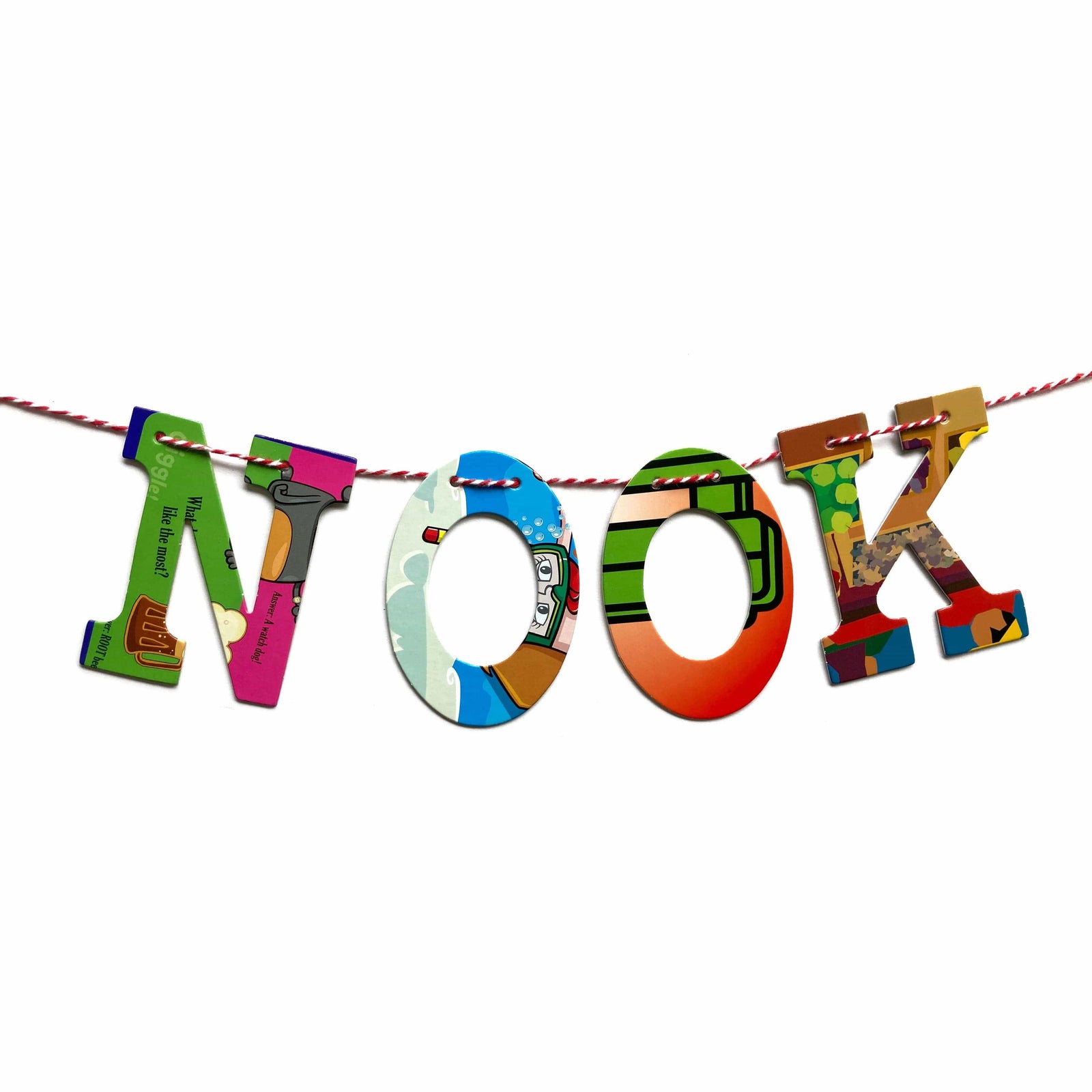 Phrase Garlands - Book Nook BookGeek