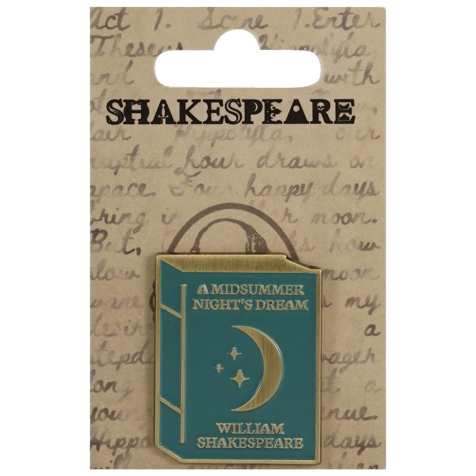 Pin Badge - Shakespeare (Midsummer Night's Dream) BookGeek