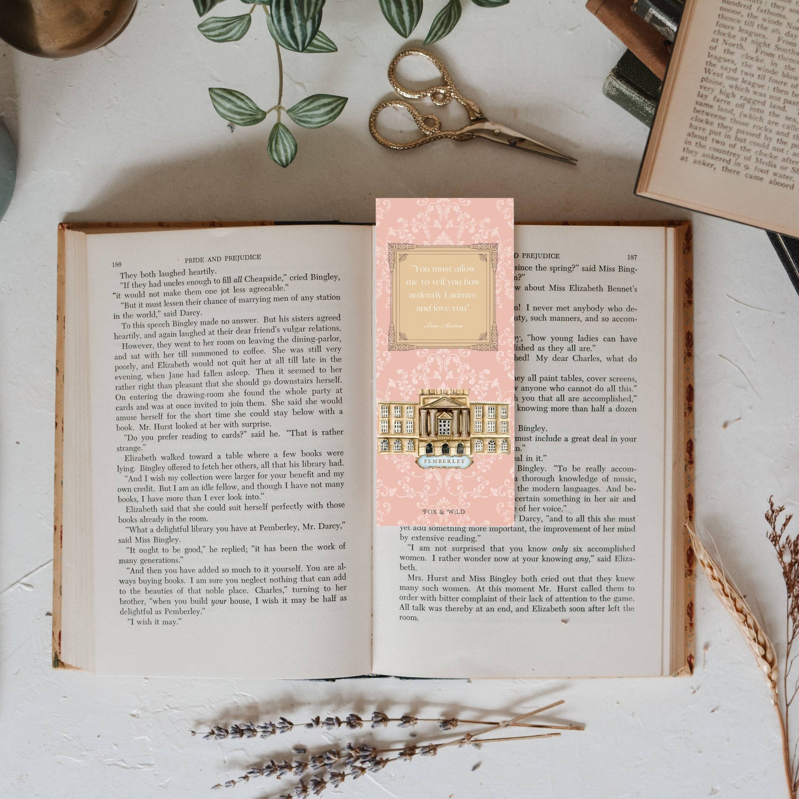 Pride and Prejudice Quote Bookmark BookGeek