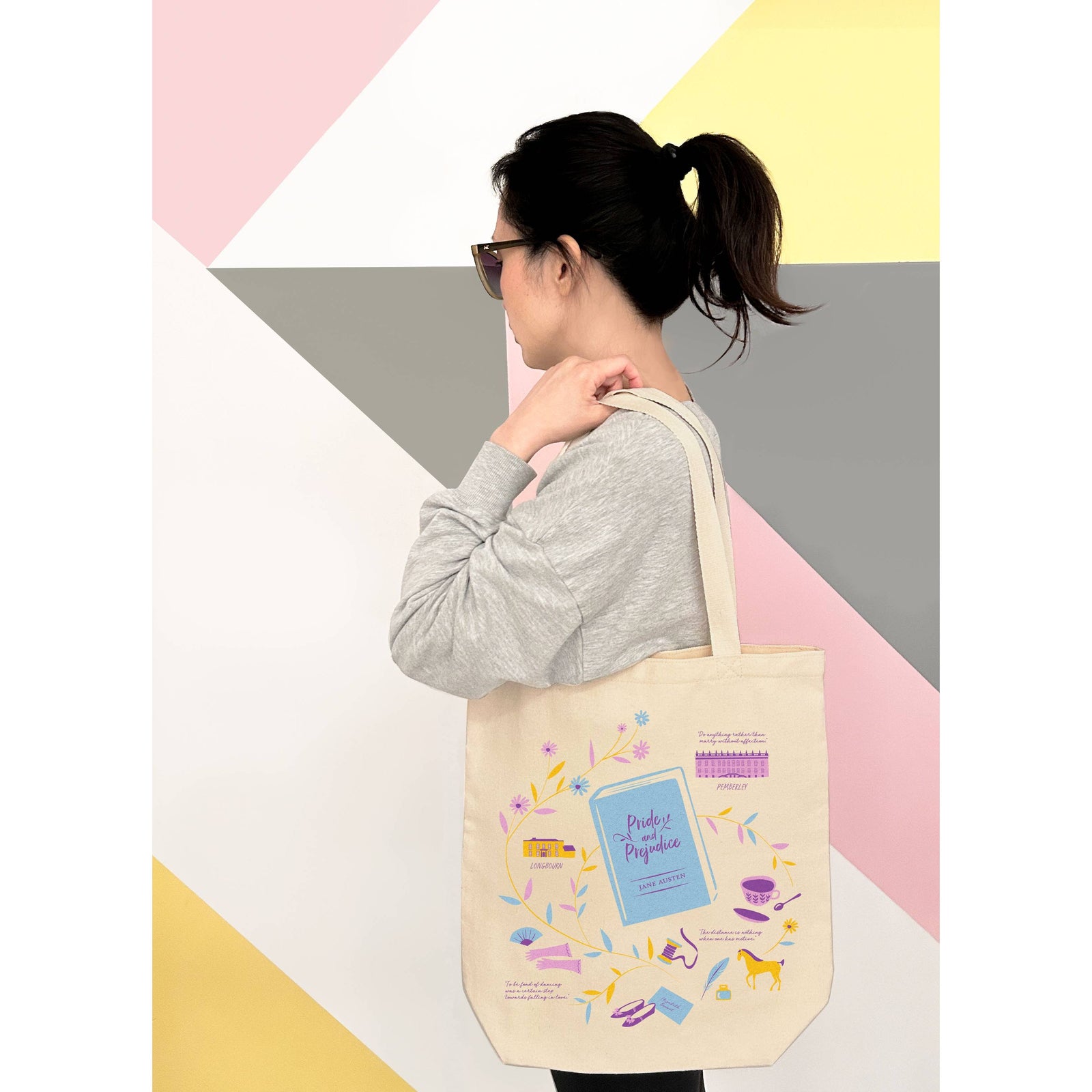 Pride and Prejudice Tote Bag BookGeek