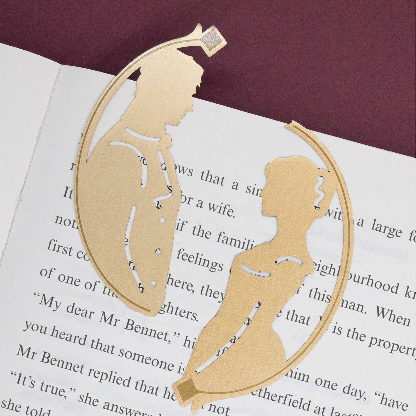 Pride & Prejudice Brass Bookmarks BookGeek