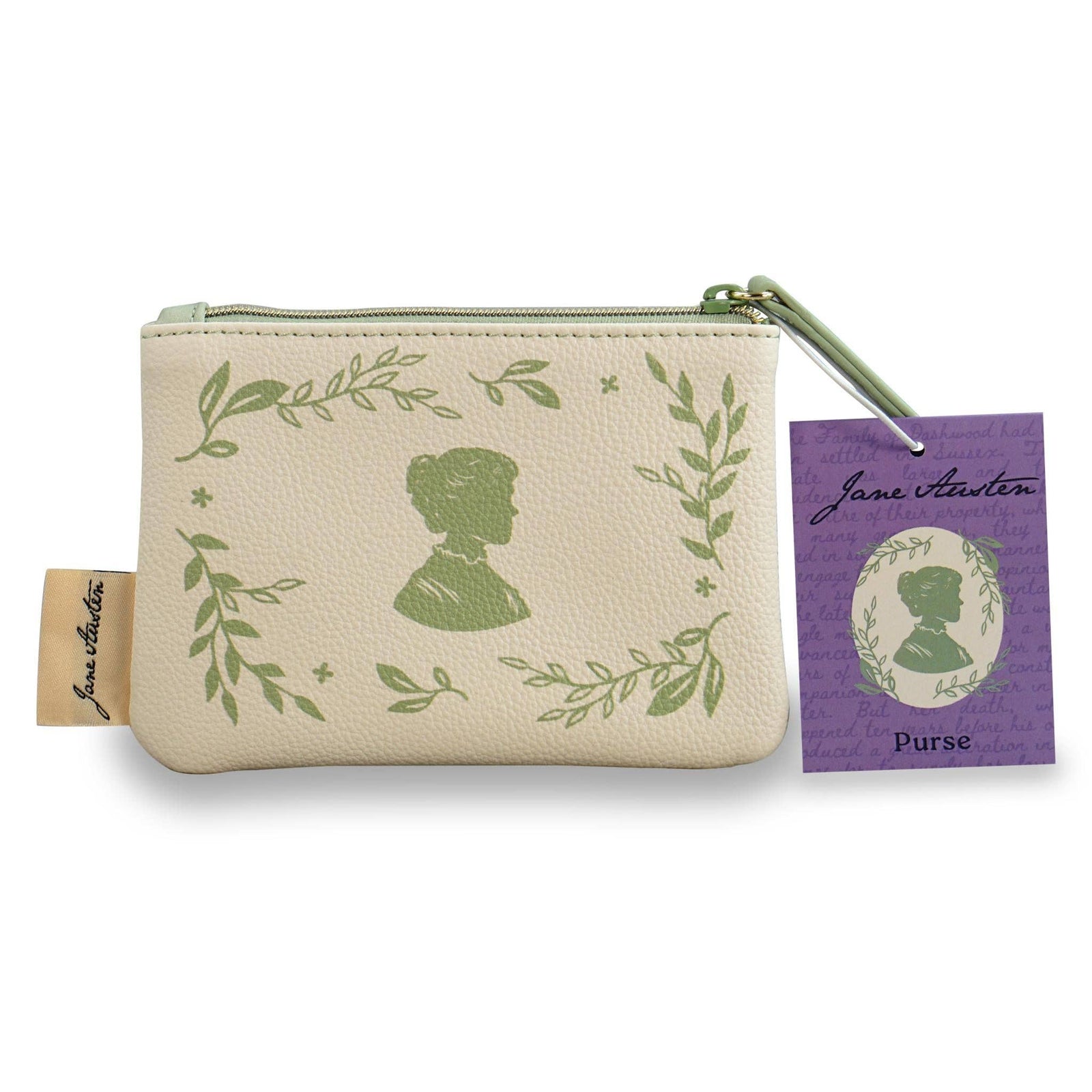 Purse Coin PU (3.5" x 5.1") - Jane Austen (Quote) BookGeek