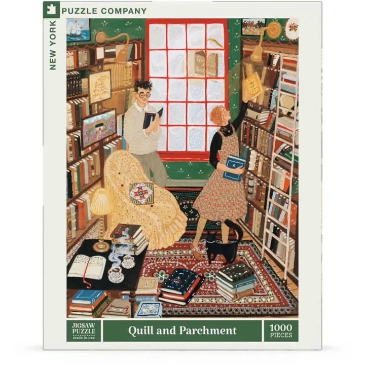 Quill & Parchment Jigsaw Puzzle BookGeek
