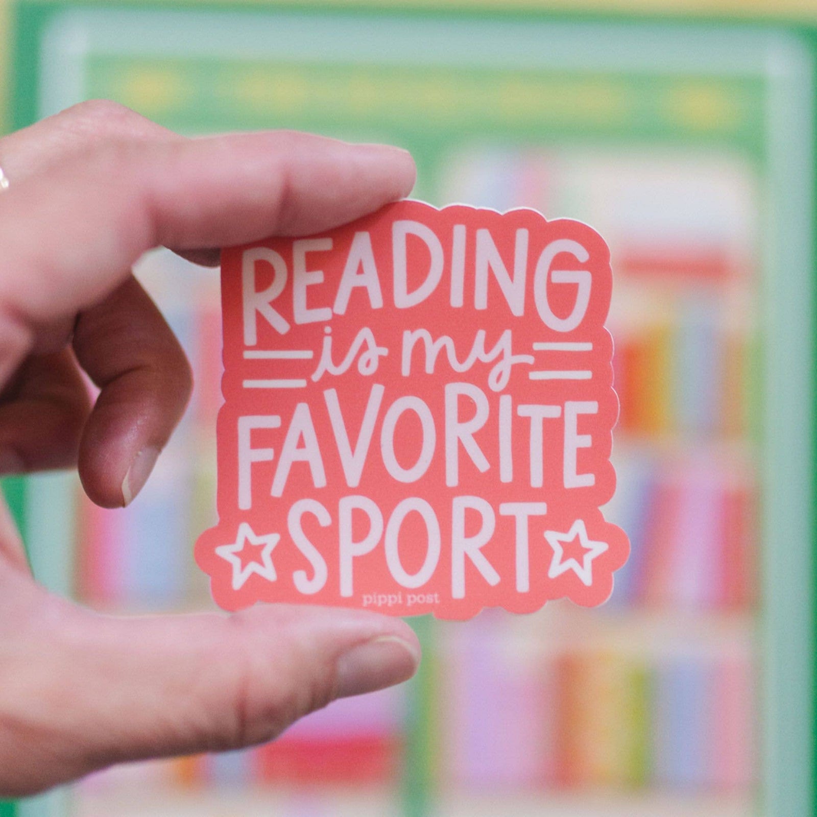 Reading Is My Favorite Sport Book Lover Decal Sticker BookGeek