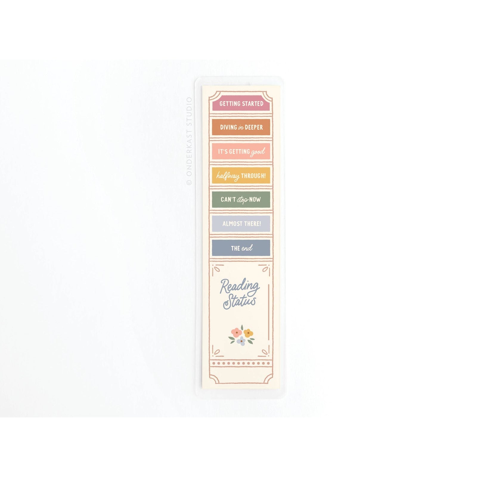 Reading Status Laminated Bookmark BookGeek