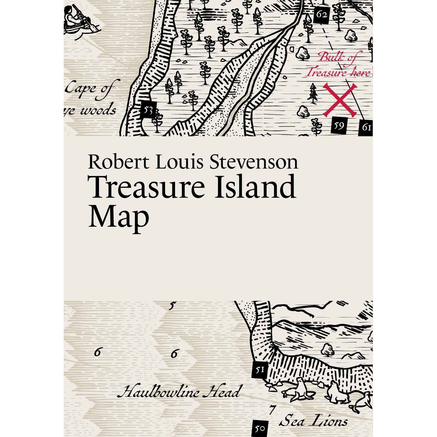 Robert Louis Stevenson: Treasure Island Map BookGeek