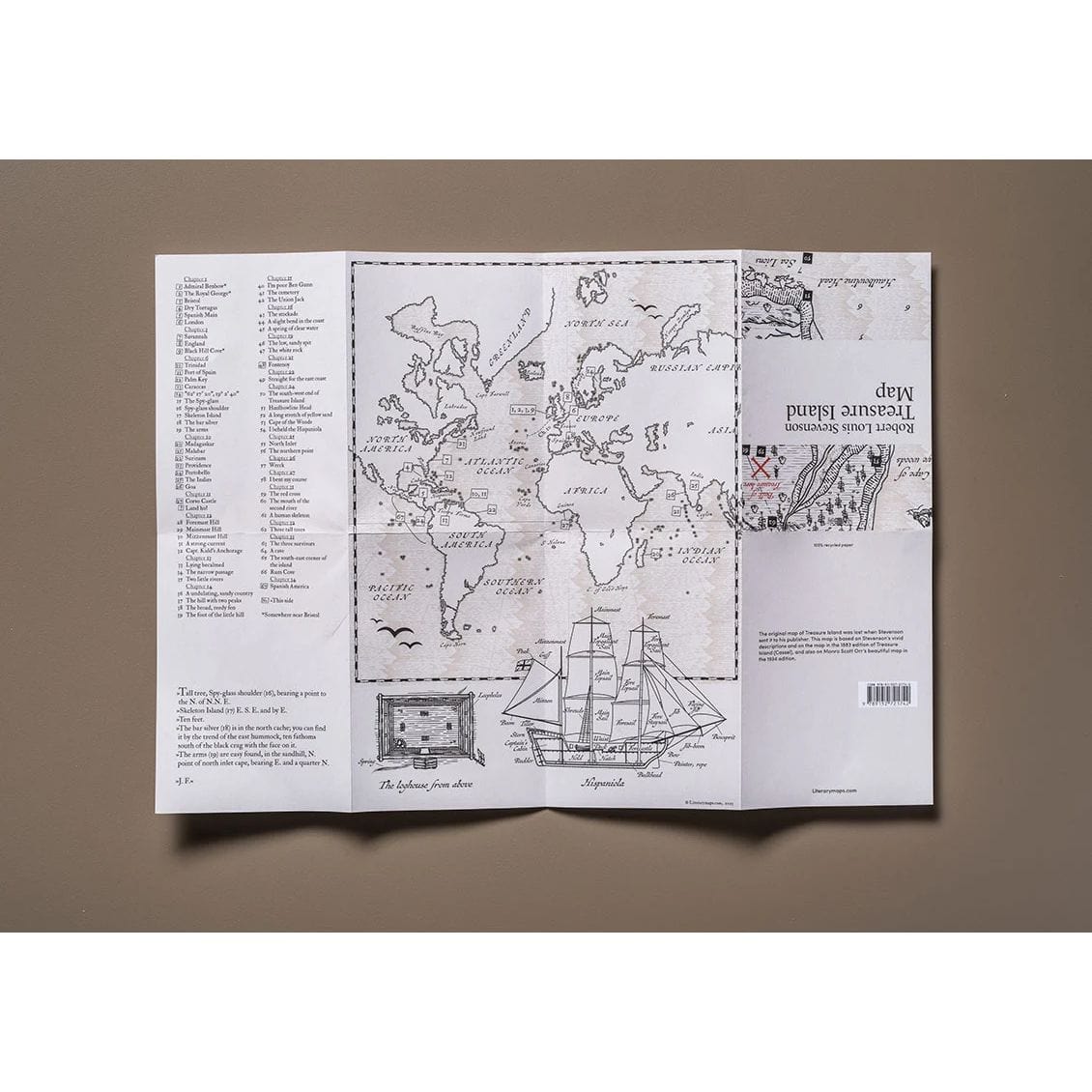 Robert Louis Stevenson: Treasure Island Map BookGeek