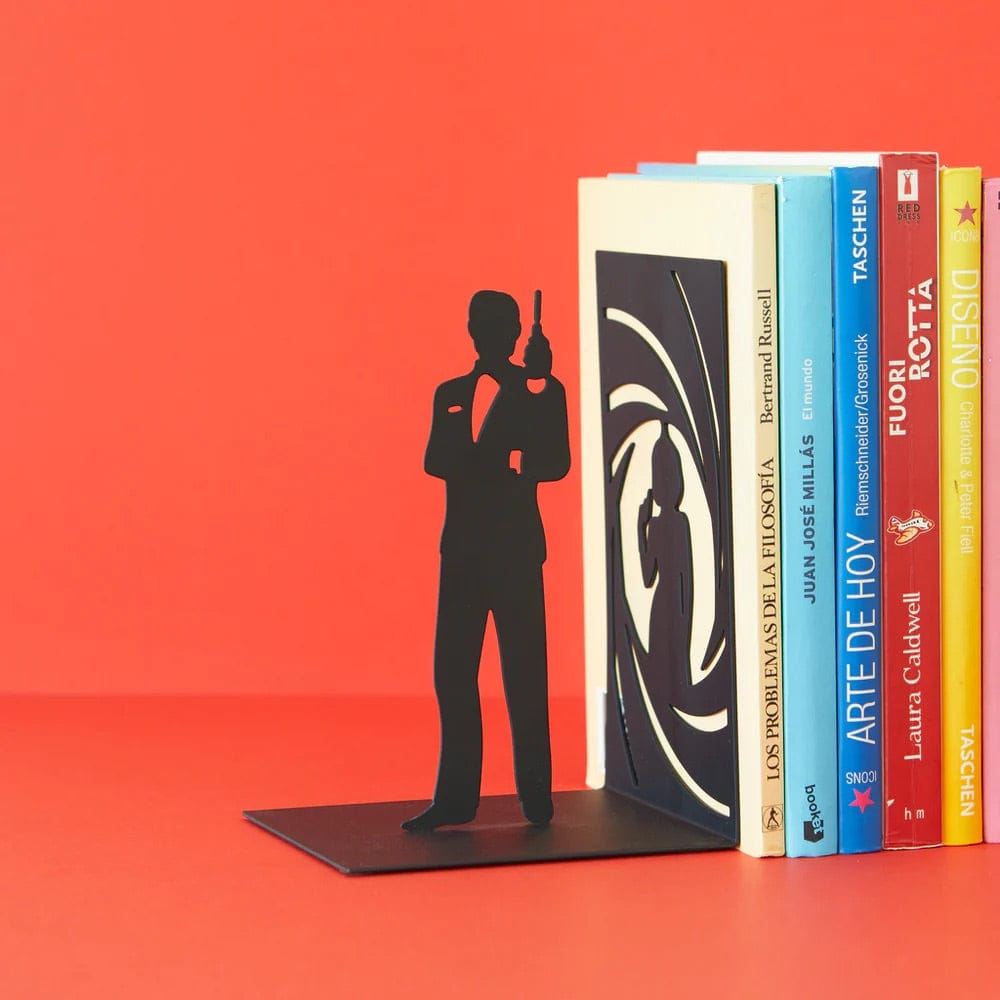 Secret Agent Bookend BookGeek