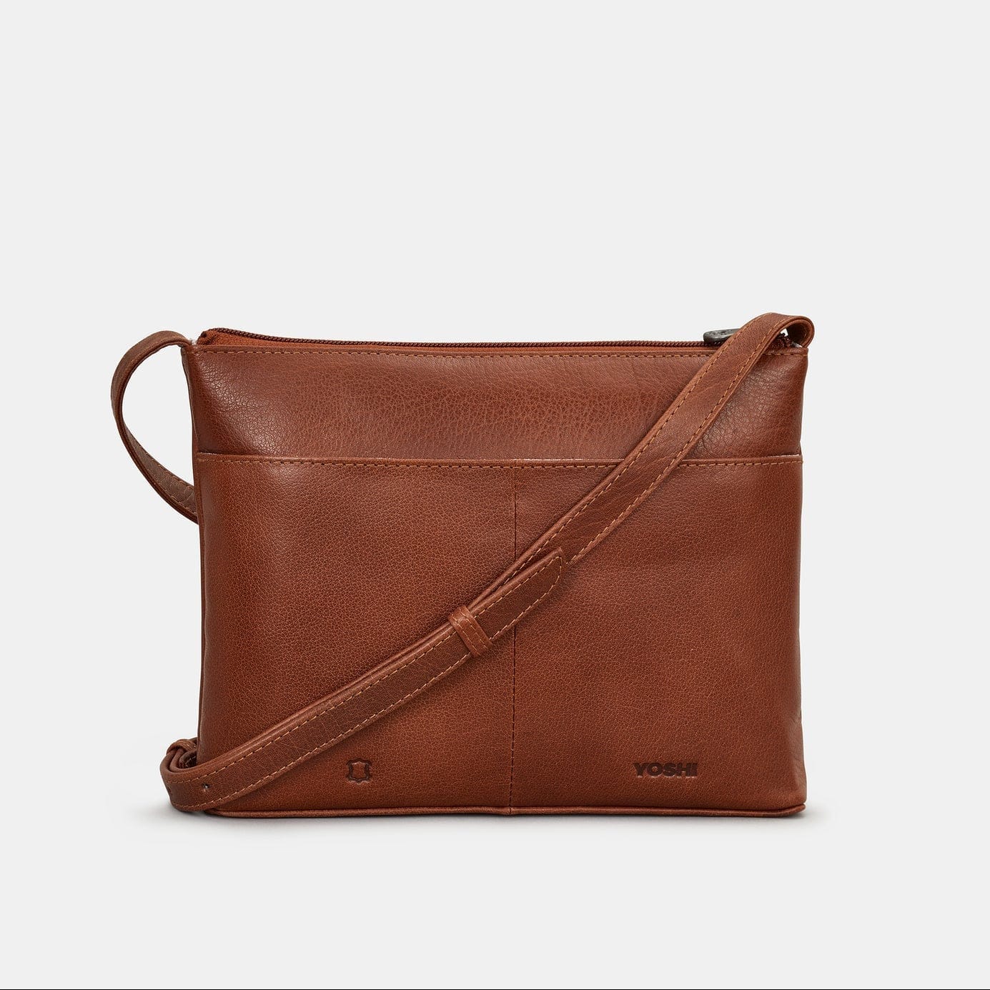 Shakespeare Bookworm Brown Leather Cross Body Bag BookGeek