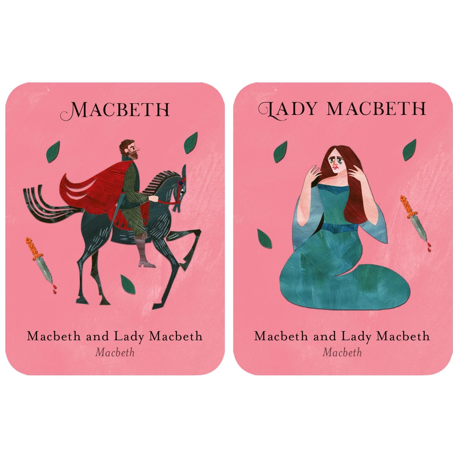 Shakespeare's Dramatic Duos Memory Game BookGeek