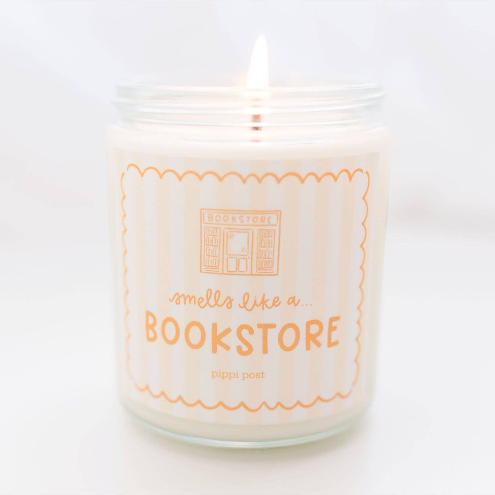 Smells Like a Bookstore Scented Soy Hand-Poured Candle BookGeek