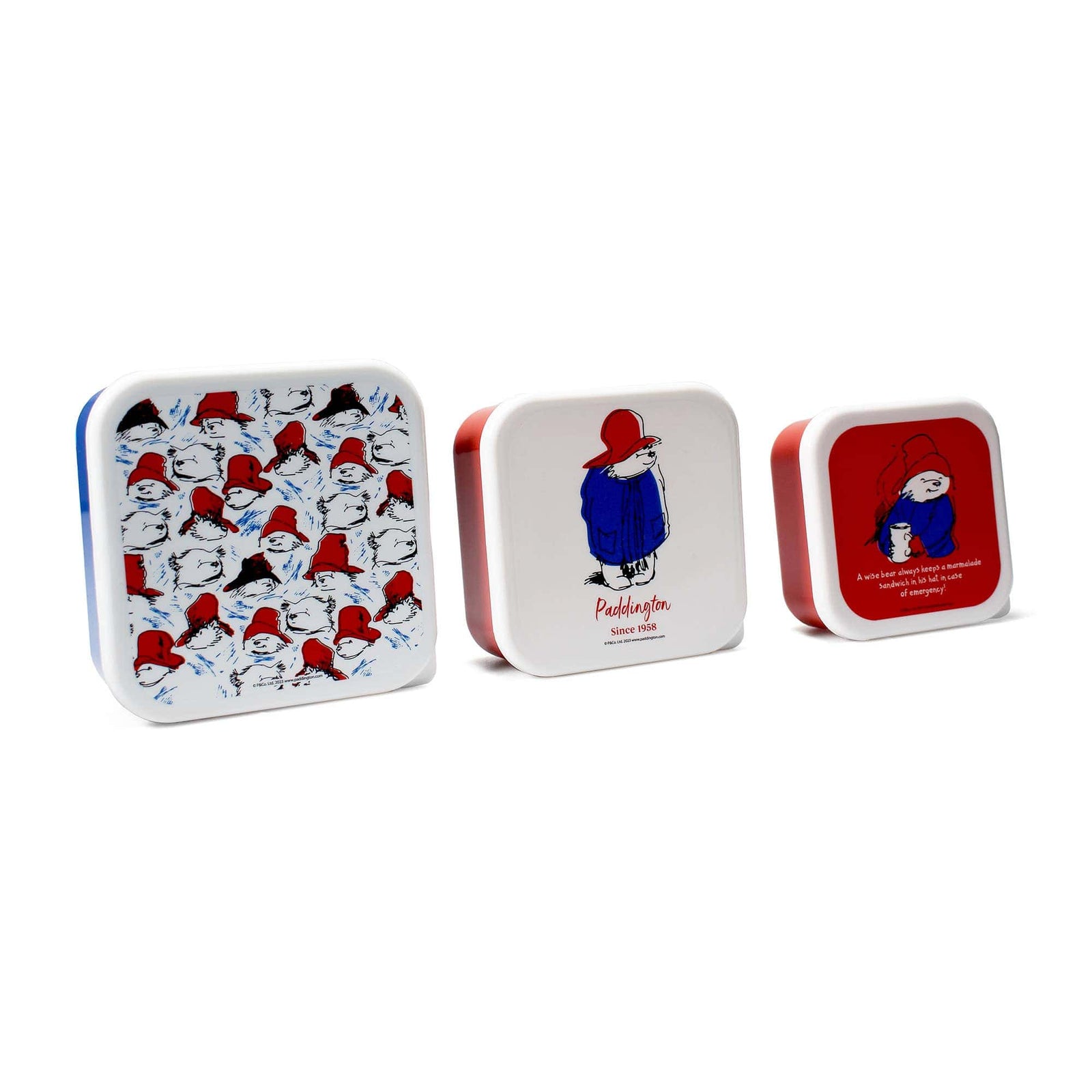 Snack Boxes Set of 3 - Paddington BookGeek