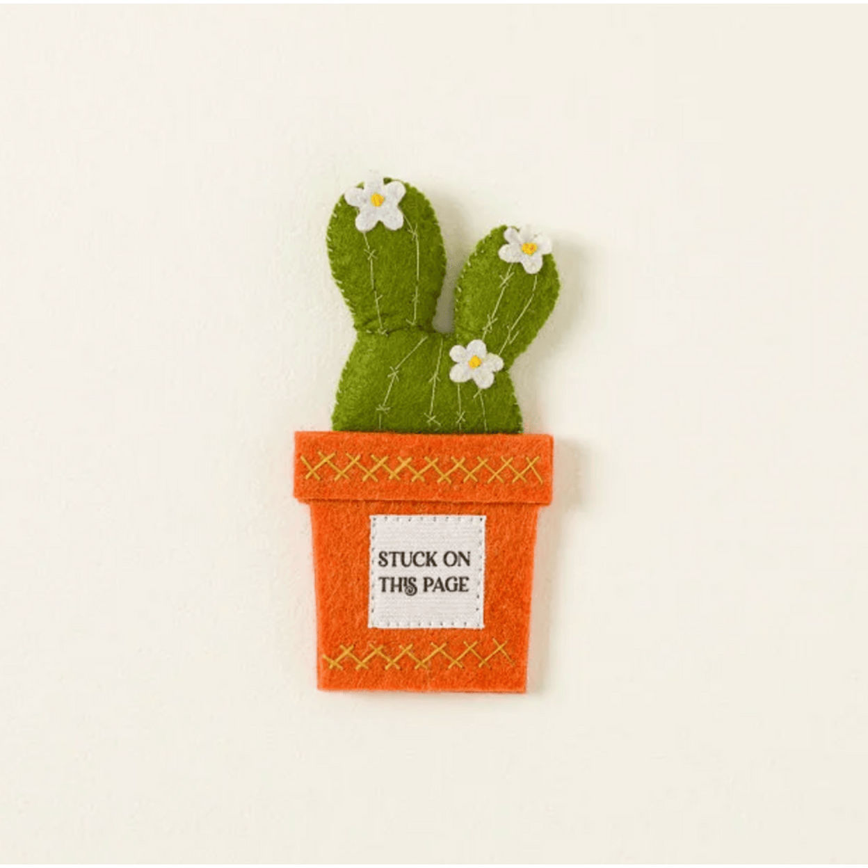 Stuck On This Page Cactus Bookmark BookGeek