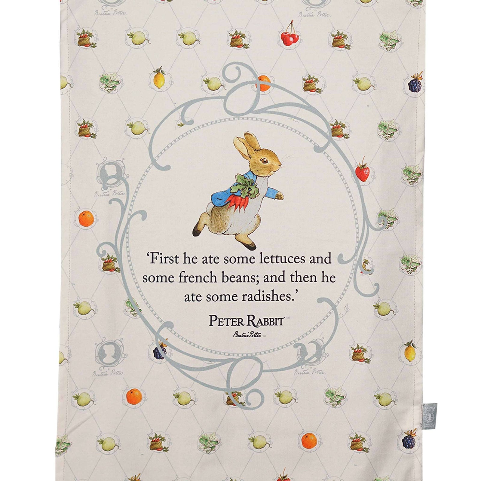 Tea Towel Recycled Cotton - Peter Rabbit BookGeek