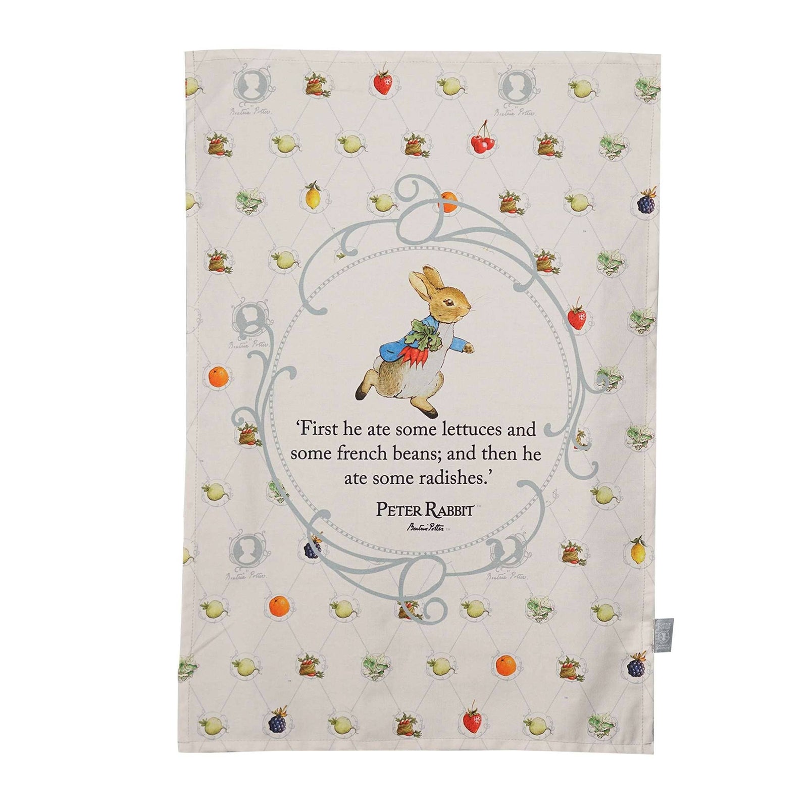 Tea Towel Recycled Cotton - Peter Rabbit BookGeek