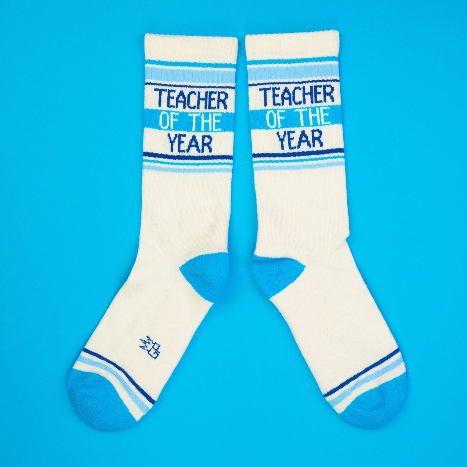 Teacher Of The Year Gym Crew Socks BookGeek