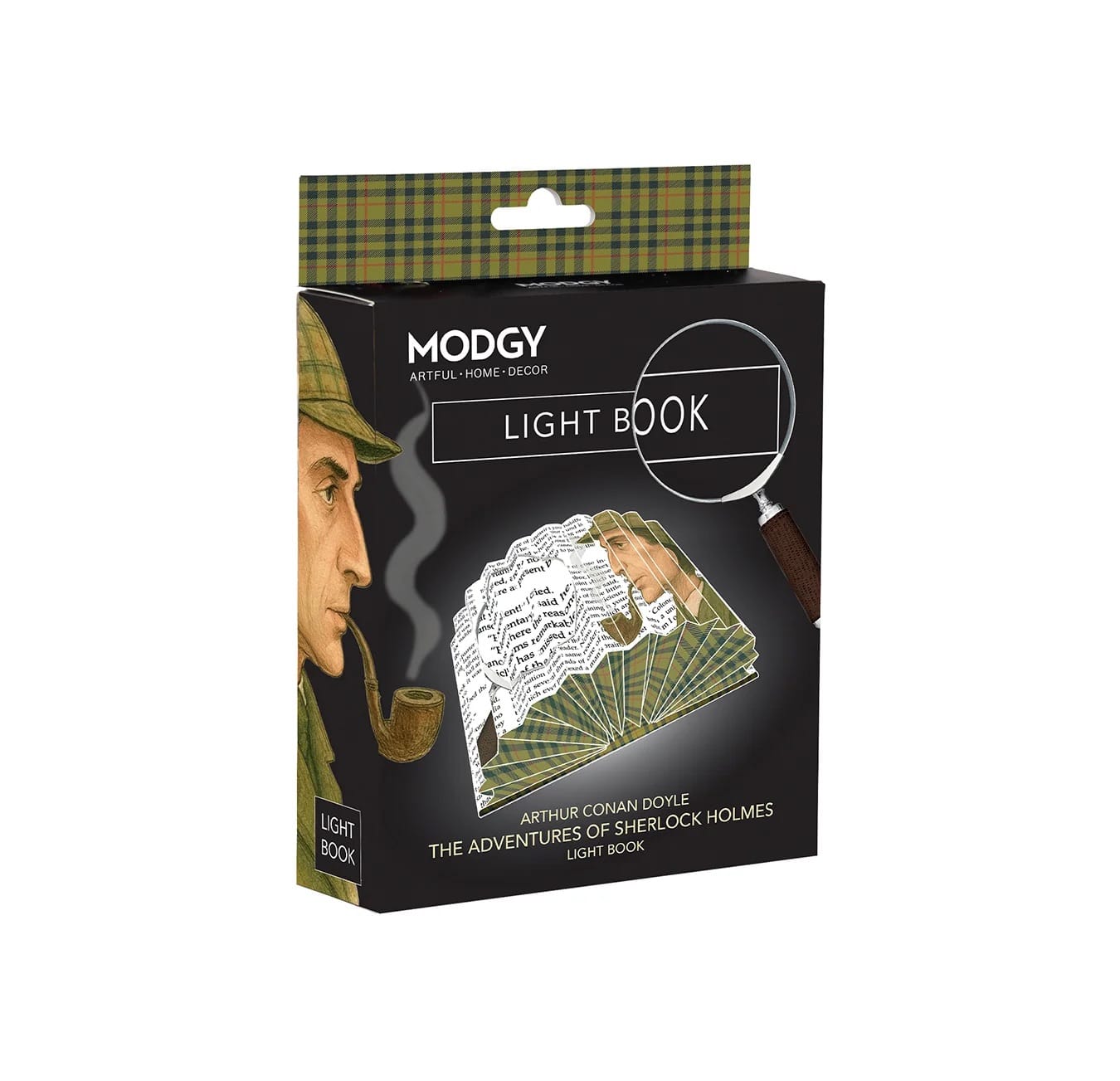 The Adventures of Sherlock Holmes Light Book BookGeek