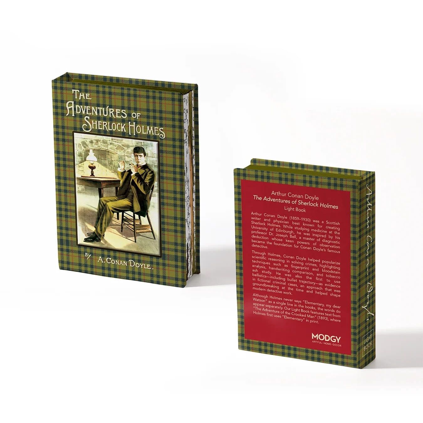 The Adventures of Sherlock Holmes Light Book BookGeek