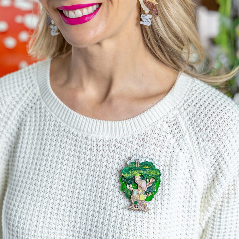 The Faraway Tree Brooch BookGeek