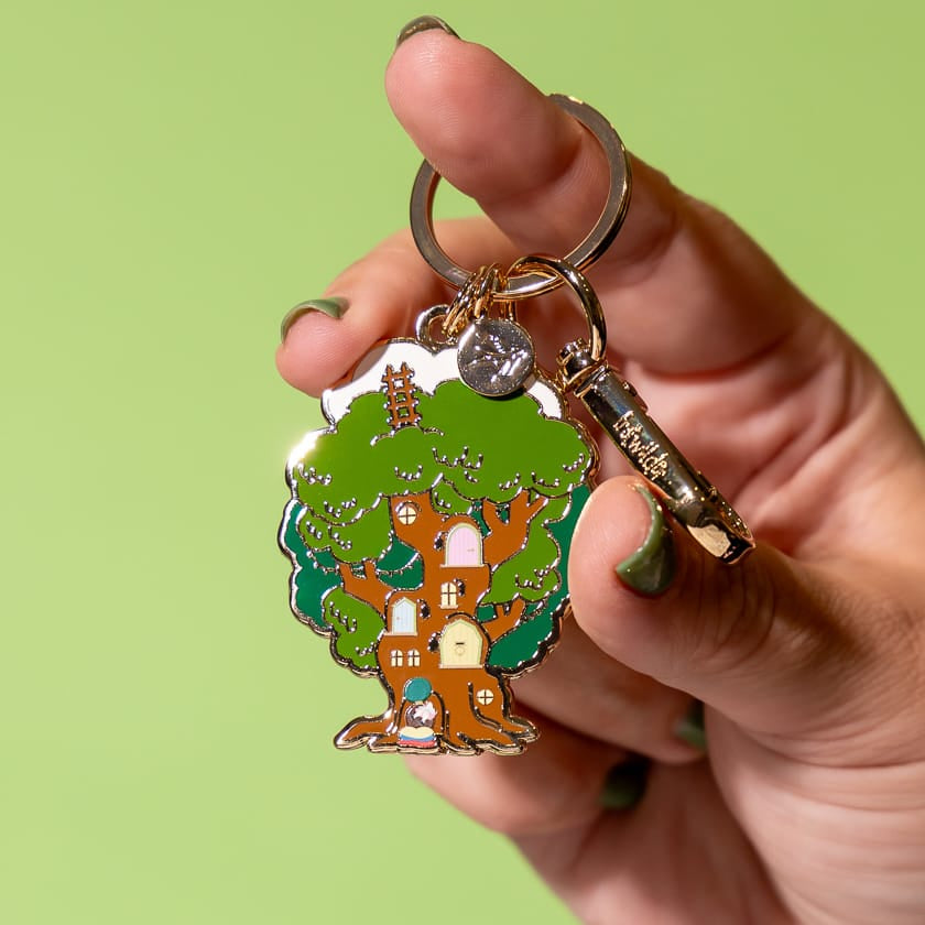 The Faraway Tree Enamel Key Ring BookGeek