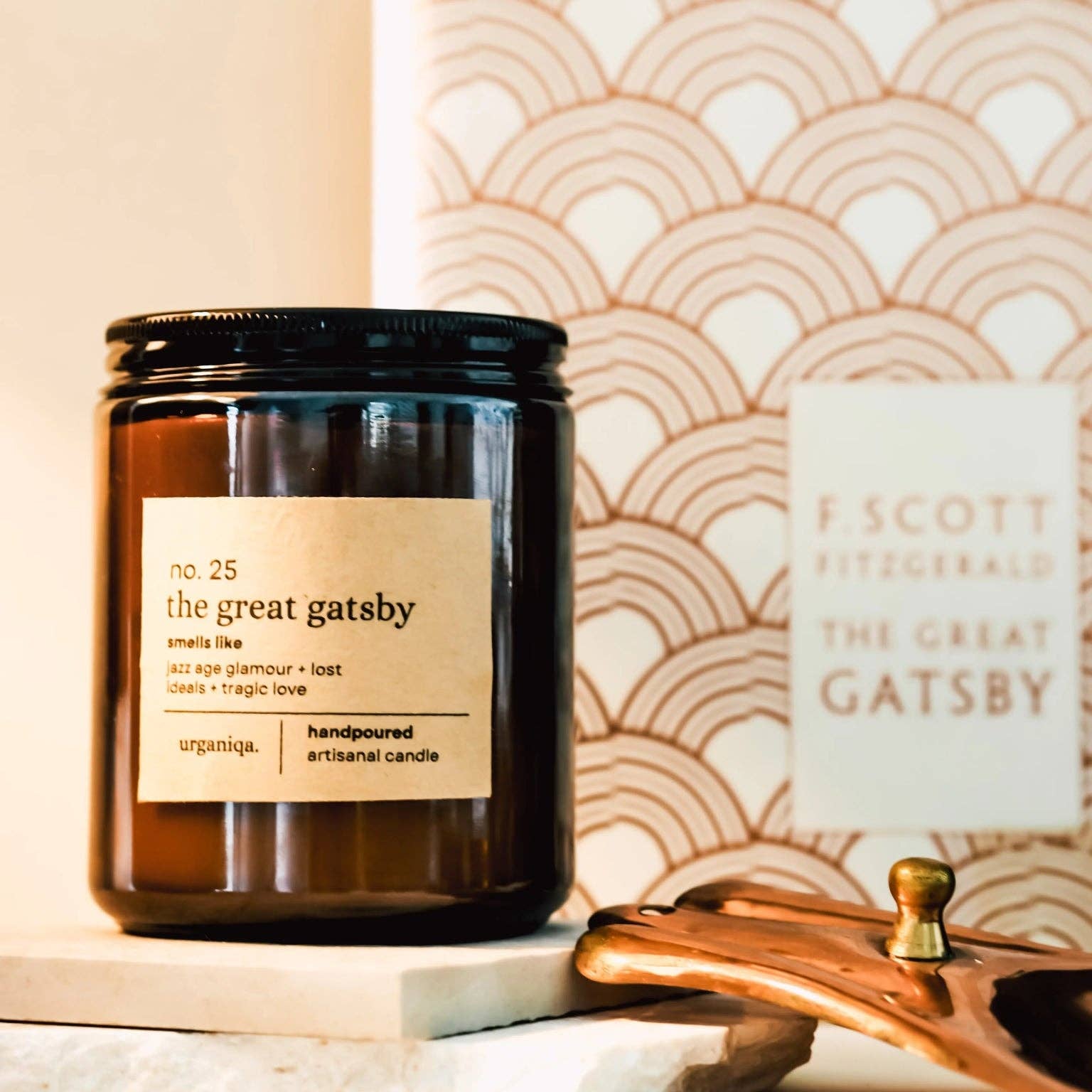 The Great Gatsby Bookish Literary-inspired Scented Candle BookGeek