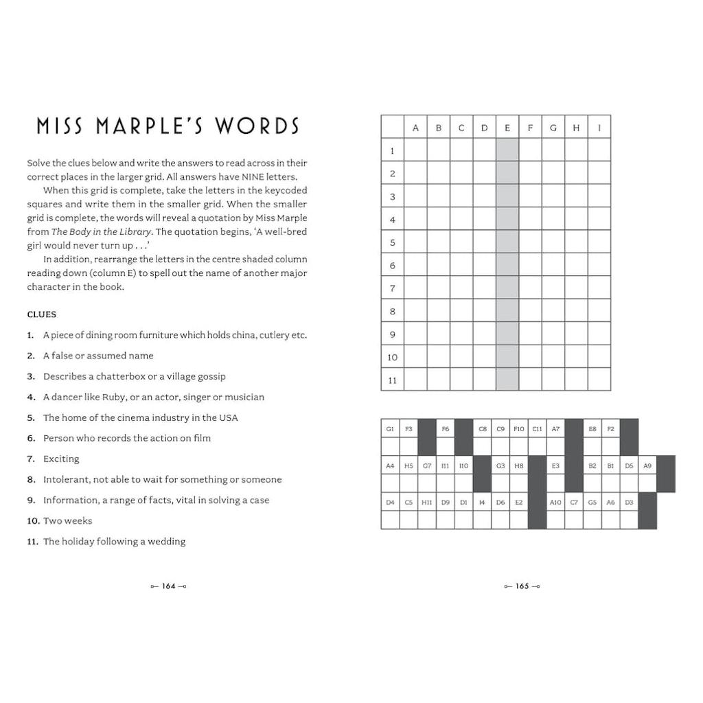 The Official Agatha Christie Puzzle Book BookGeek