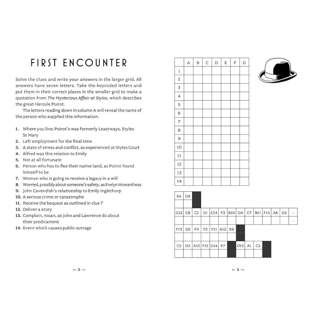 The Official Poirot Puzzle Book BookGeek