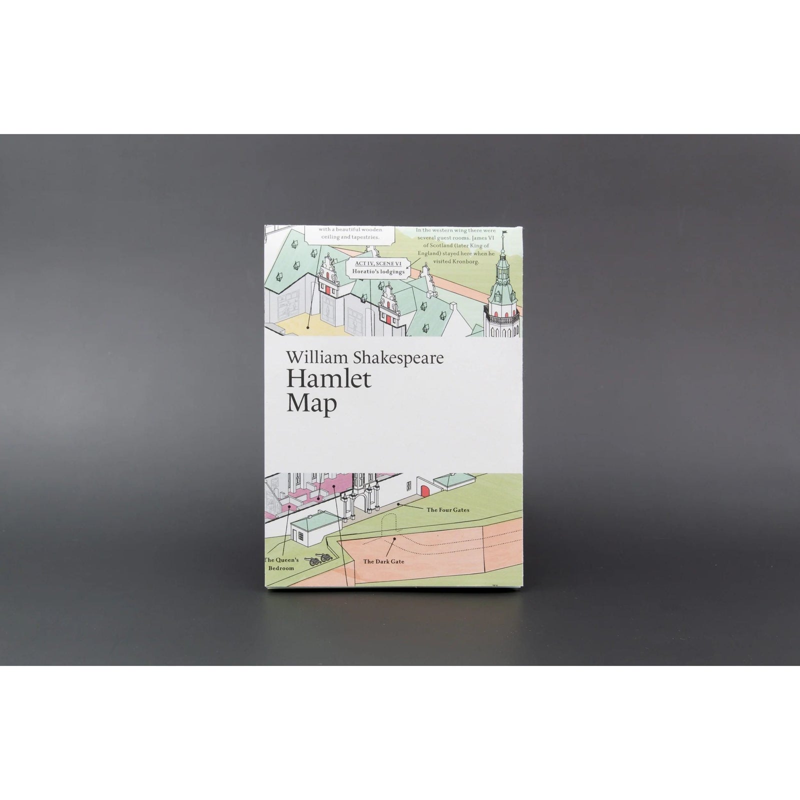 William Shakespeare: Hamlet Map BookGeek